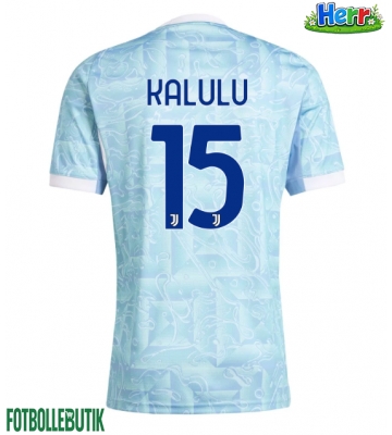 Juventus Pierre Kalulu #15 Bortatröja 2025-26 Kortärmad